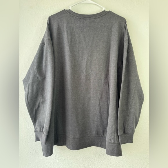 WILDFOX NWT “Easy Does It” Rainbow Graphic Charcoal Plus Pullover Sweatshirt XL - Picture 3 of 16